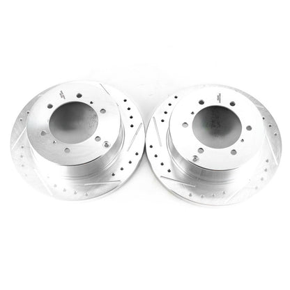 PowerStop Power Stop 92-00 Mitsubishi Montero Rear Evolution Drilled & Slotted Rotors - Pair