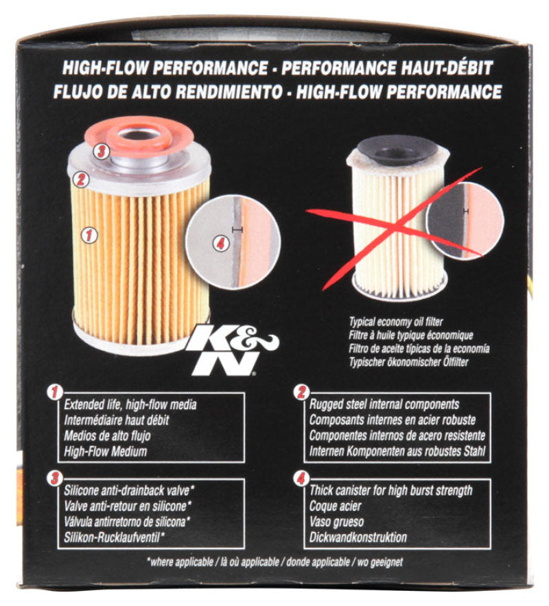 K&N Engineering K&N Oil Filter OIL FILTER; AUTOMOTIVE