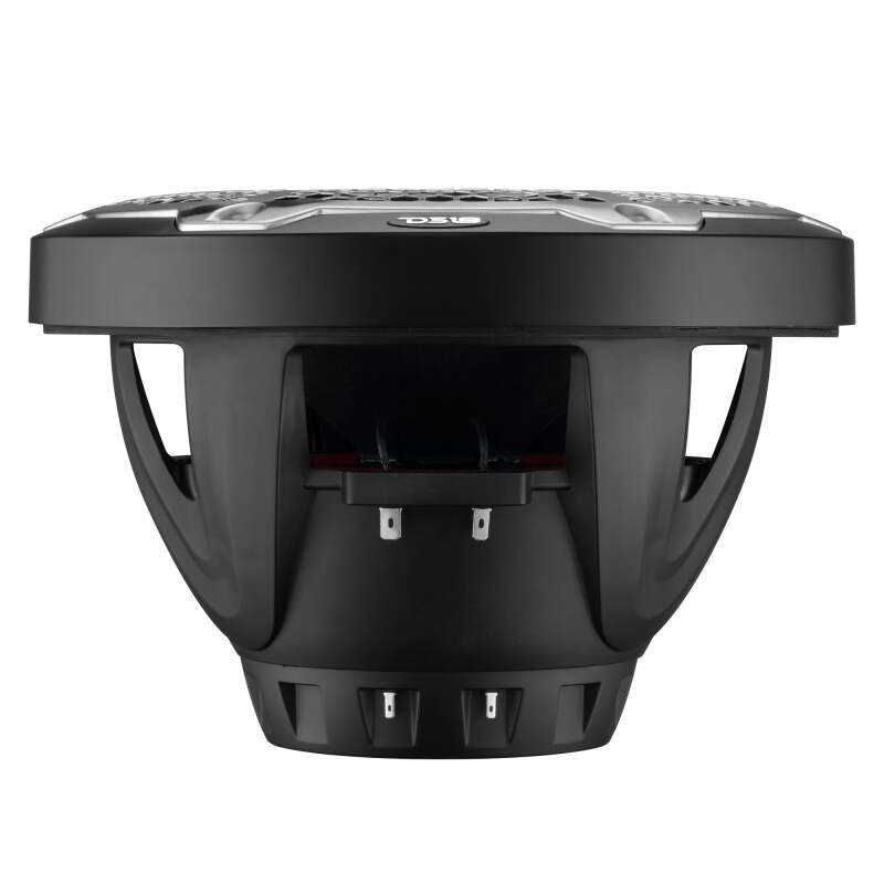 DS18 Hybrid Marine Speaker w/ Driver And RGB LEDs 10in 2-Way 450 Watts RMS 4 ohm Black w/ Cover