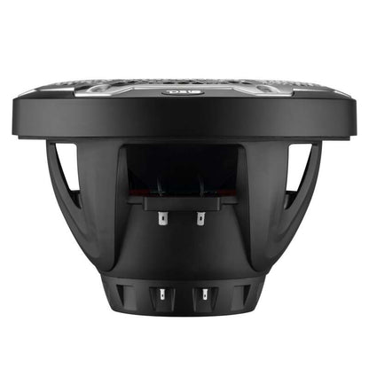 DS18 Hybrid Marine Speaker w/ Driver And RGB LEDs 10in 2-Way 450 Watts RMS 4 ohm Black w/ Cover