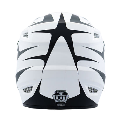 Answer 26 AR1 Mototown Helmet Glossy White/Grey/Black - Large