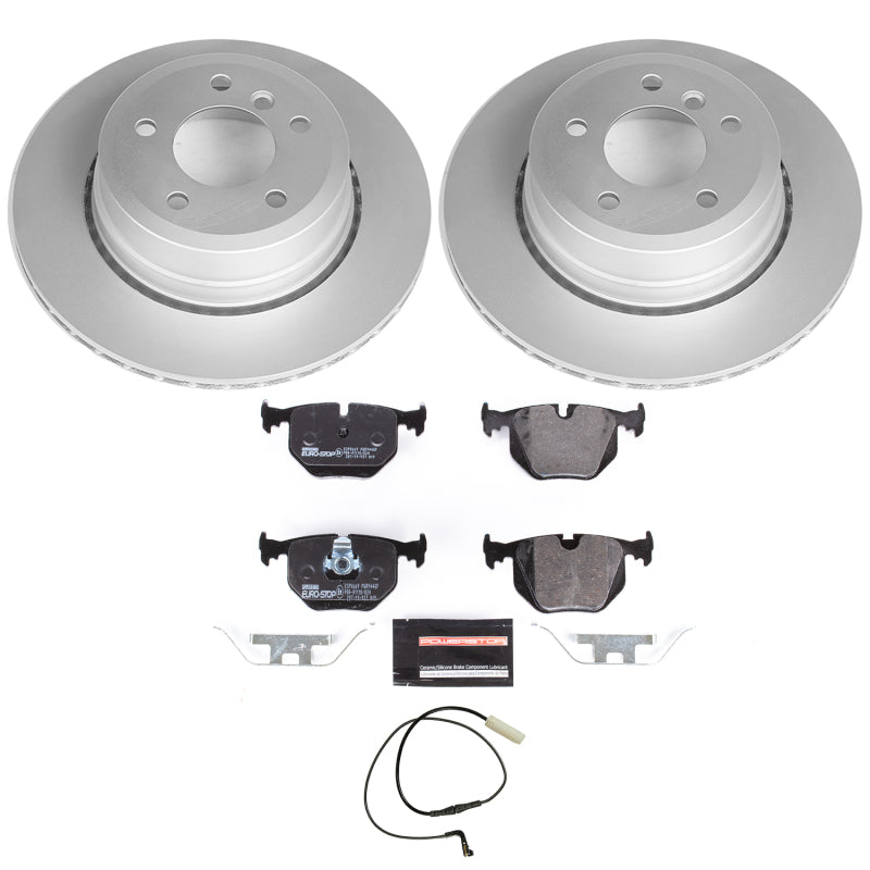 PowerStop Power Stop 06-07 BMW 530xi Rear Euro-Stop Brake Kit