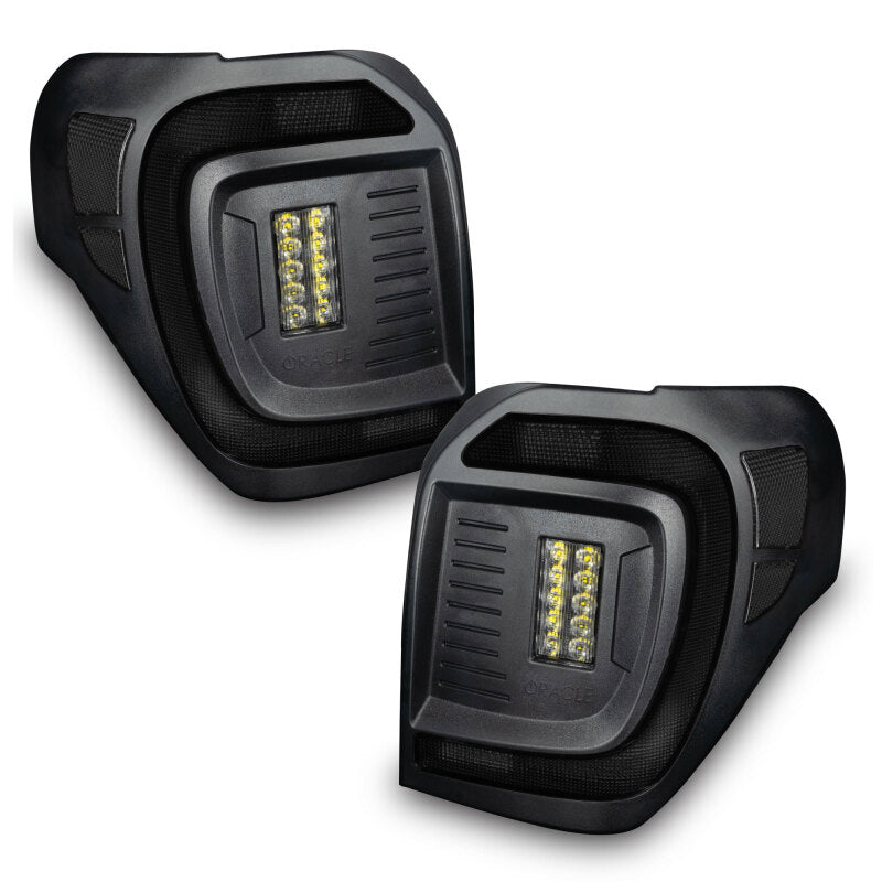 ORACLE Lighting Oracle 14-23 Toyota 4Runner Black Series Lensless Flush Style LED Tail Lights - Tinted