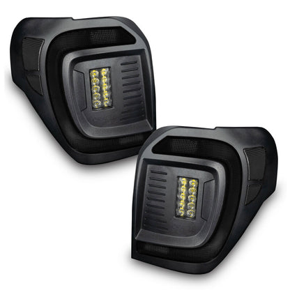 ORACLE Lighting Oracle 14-23 Toyota 4Runner Black Series Lensless Flush Style LED Tail Lights - Tinted