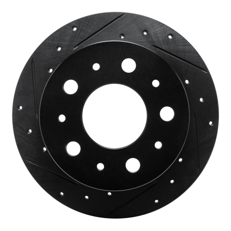 R1 Concepts R1 14-21 Ram Promaster 2500 Rear Left Drilled & Slotted Black Brake Rotor