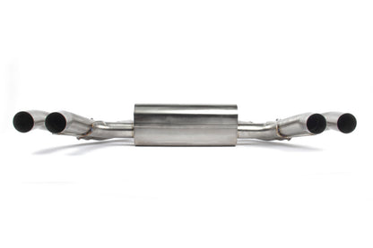 Dinan 20-25 BMW X3 M/X4 M (F97/F98) Free Flow Axleback Exhaust System - Black Tips