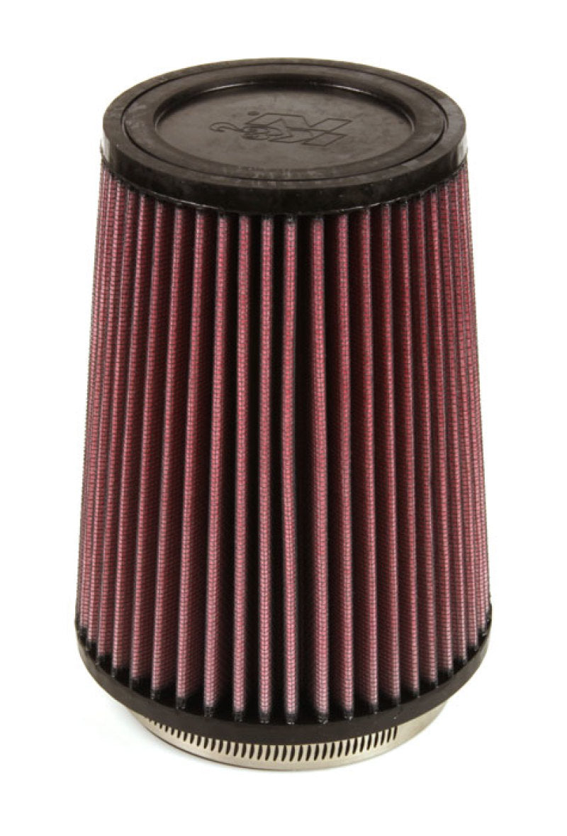 K&N Engineering K&N Filter Universal Rubber Filter 4 inch Flange 5 3/8 inch Base 4 3/8 inch Top 7 inch Height