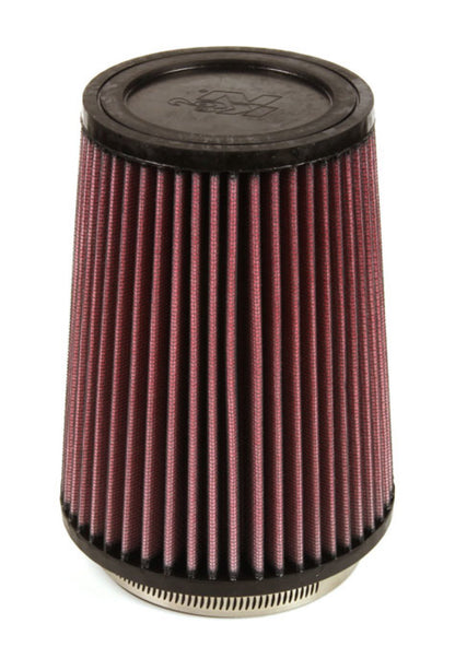 K&N Engineering K&N Filter Universal Rubber Filter 4 inch Flange 5 3/8 inch Base 4 3/8 inch Top 7 inch Height