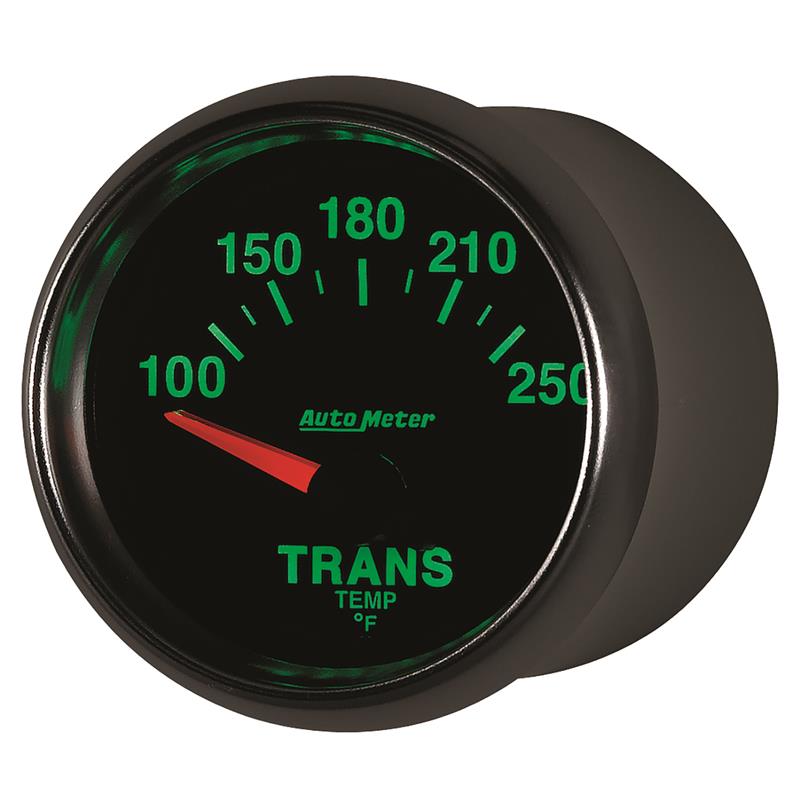 Autometer GS 52mm 100-250 Degree F Short Sweep Electronic Transmission Temperature Gauge
