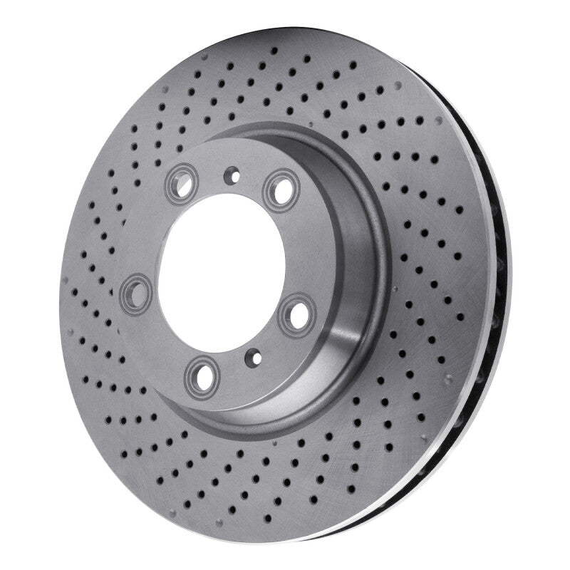DFC 99-23 Porsche 718 Cayman Left Front Drilled Brake Rotor