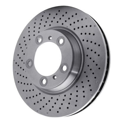 DFC 99-23 Porsche 718 Cayman Left Front Drilled Brake Rotor