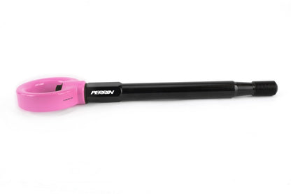 Perrin Performance PERRIN 08-14 Subaru WRX & STI / 08-11 Impreza / 05-09 Legacy Tow Hook Kit (Front) - Hyper Pink