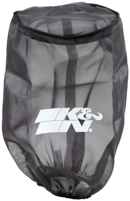 K&N Engineering K&N Universal Round Tapered Filter Wrap - Black - 6in Base ID x 4.625in Top ID x 9in Height