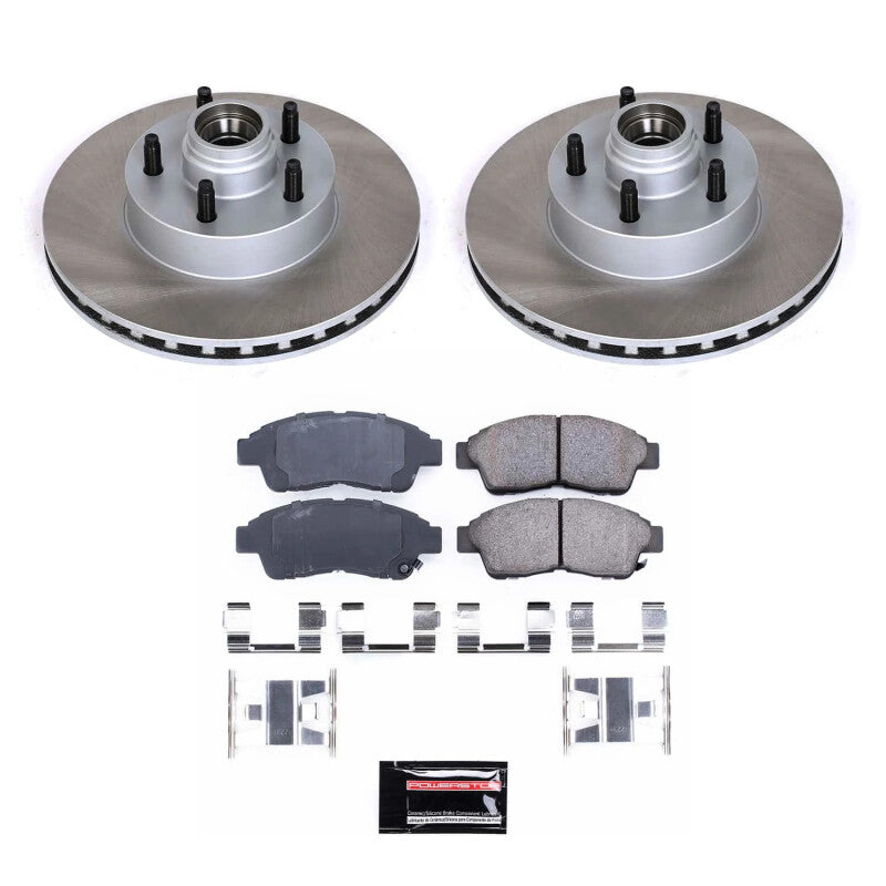PowerStop Power Stop 97-01 Mercury Mountaineer Front Semi-Coated Rotor Kit