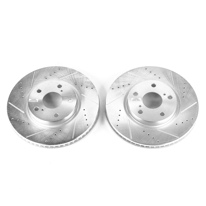 PowerStop Power Stop 2006 Lexus GS300 Front Evolution Drilled & Slotted Rotors - Pair