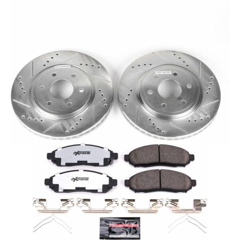 PowerStop Power Stop 05-18 Nissan Frontier Front Z36 Truck & Tow Brake Kit