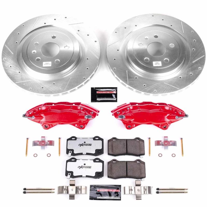 PowerStop Power Stop 10-15 Chevrolet Camaro Rear Z26 Street Warrior Brake Kit w/Calipers