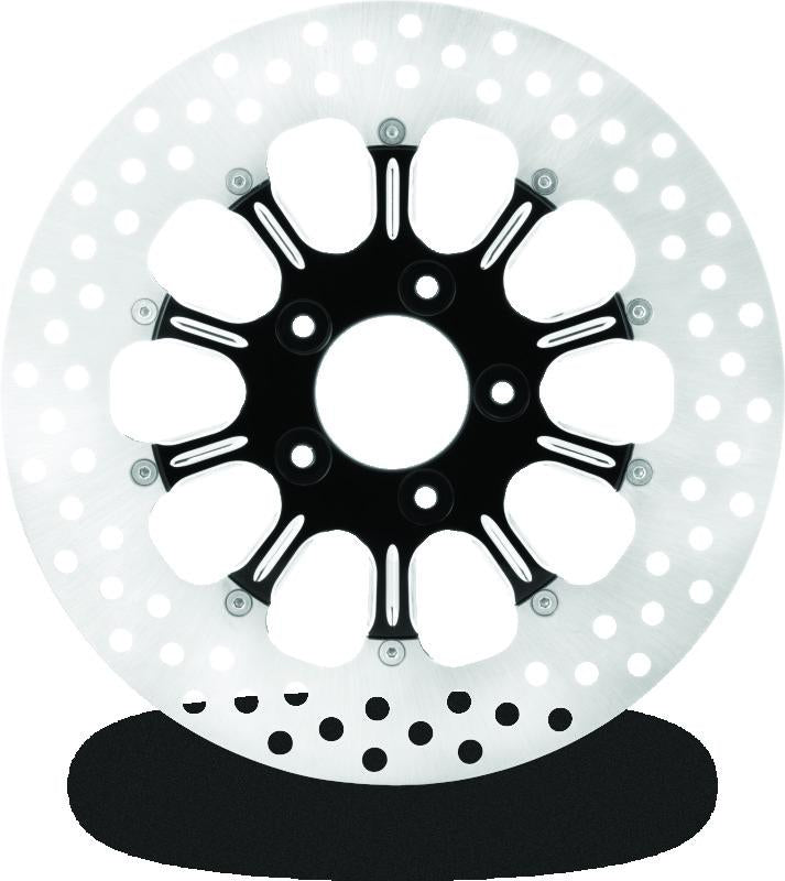 Performance Machine Disc/Carr 11.8 Revel Rear Right - Contrast Cut Platinum