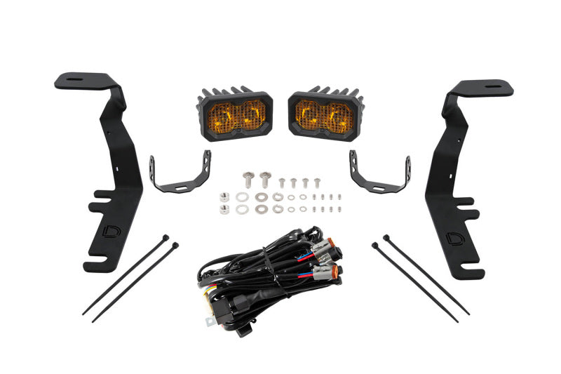 Diode Dynamics 15-20 Ford F-150 Stage Series Ditch Light Kit - Yellow Combo/Driving