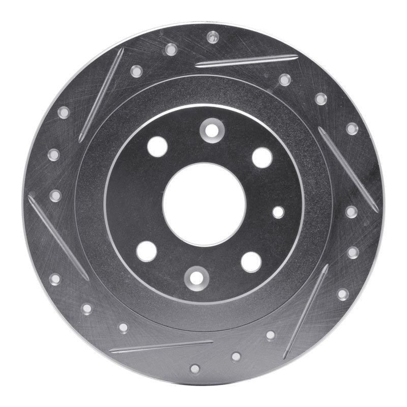 R1 Concepts R1 13-24 Fiat Mobi (Mexico) Front Left Drilled & Slotted Silver Brake Rotor