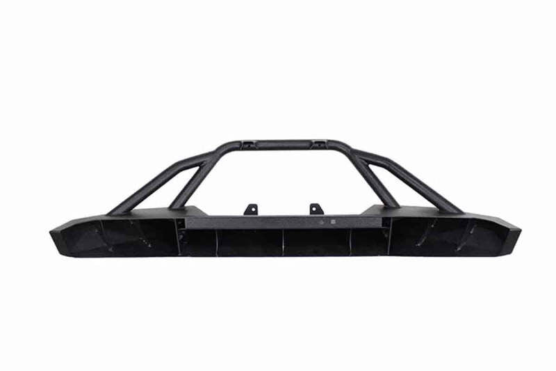 Fishbone Offroad Cherokee XJ Front Winch Bumper W/Grille Guard Bullhead Steel - Blk Txtrd Pwdrcoat