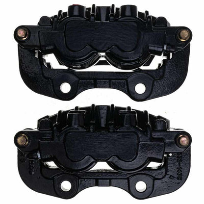 PowerStop Power Stop 02-06 Cadillac Escalade Rear Black Caliper - Pair w/Bracket