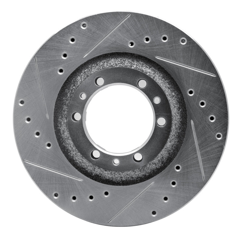 R1 Concepts R1 92-02 Acura SLX Front Left Drilled & Slotted Silver Brake Rotor