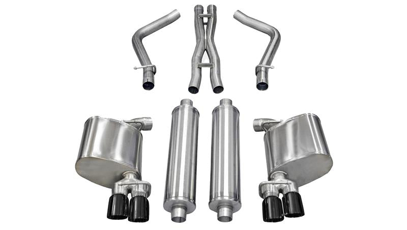 CORSA Performance Corsa 11-14 Dodge Charger R/T 5.7L V8 Black Sport Cat-Back Exhaust