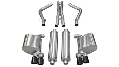 CORSA Performance Corsa 11-14 Dodge Charger R/T 5.7L V8 Black Sport Cat-Back Exhaust