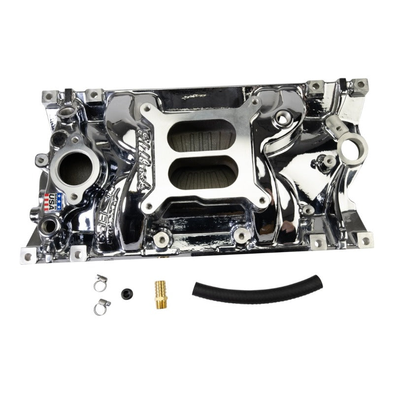 Edelbrock Chevy Vortec SB Performance EPS Manifold - Chrome Plasma Finish
