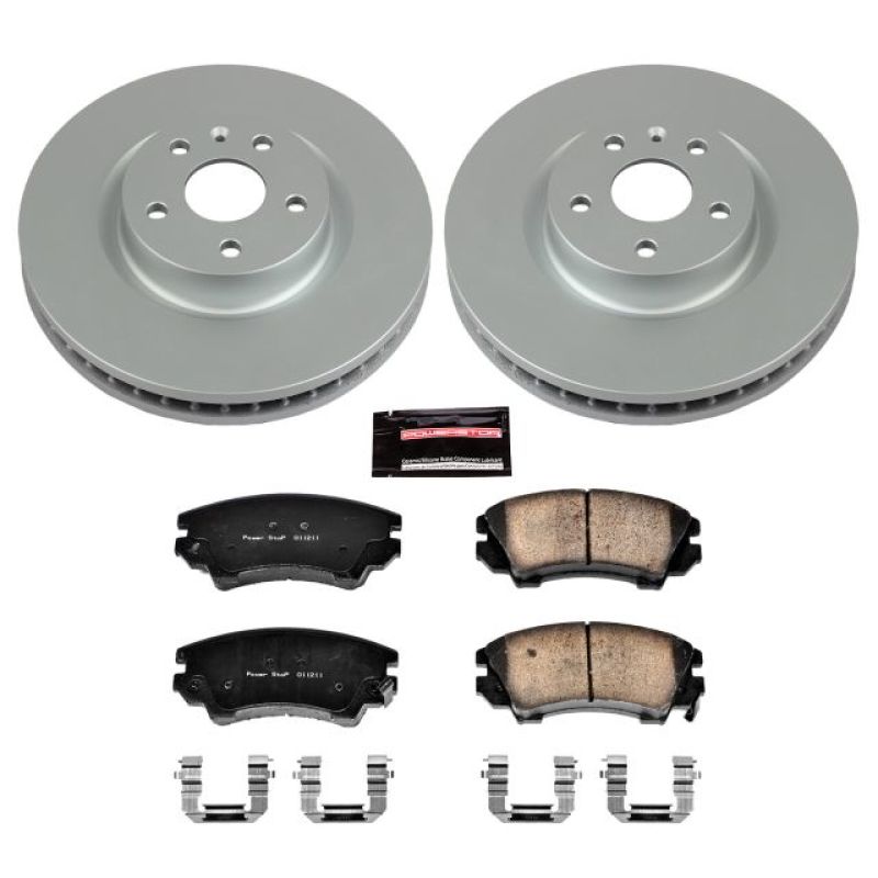 PowerStop Power Stop 11-17 Chevrolet Caprice Front Z17 Evolution Geomet Coated Brake Kit