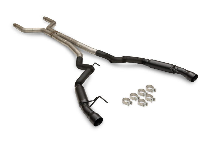 Flowmaster 24-25 Mustang 5.0L Outlaw Cat-Back Exhaust System - Black Tip (Non-Valved)