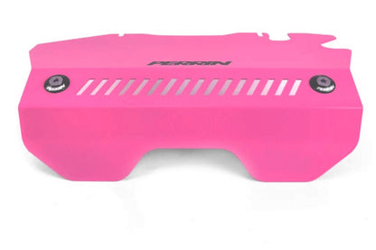 Perrin Performance PERRIN 15-21 Subaru WRX Engine Cover Kit (Intercooler & Pulley Covers Incl.) - Hyper Pink