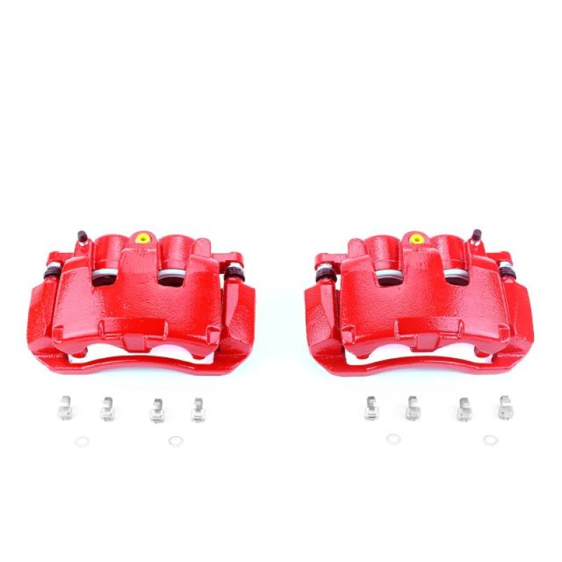 PowerStop Power Stop 07-09 Chrysler Aspen Front Red Calipers w/Brackets - Pair