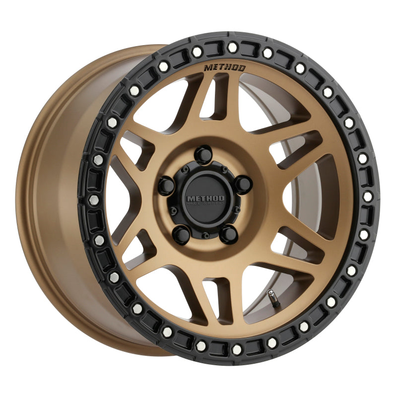 Method Wheels Method MR312 17x8.5 0mm Offset 5x150 110.5mm CB Method Bronze/Black Street Loc Wheel