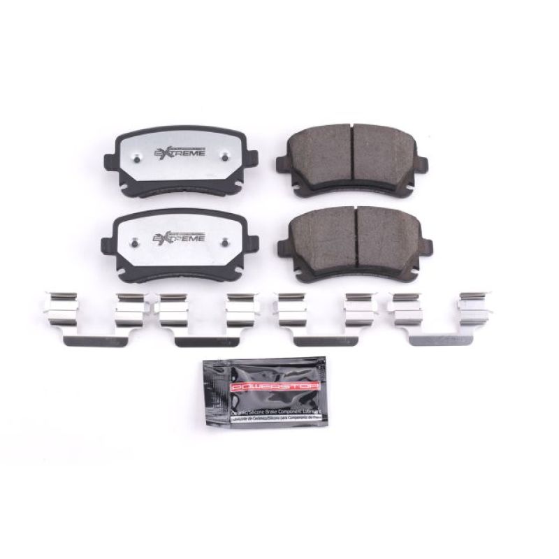 PowerStop Power Stop 05-11 Audi A6 Quattro Rear Z26 Extreme Street Brake Pads w/Hardware