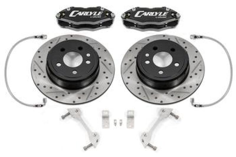 BMR Suspension BMR 06-23 Dodge Charger / 08-23 Dodge Challenger 15in Conversion Brake Kit w/ Black Calipers