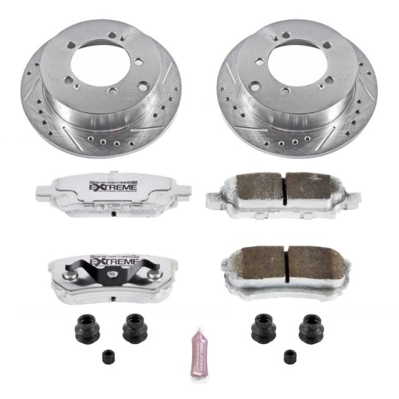 PowerStop Power Stop 04-06 Mitsubishi Lancer Rear Z26 Street Warrior Brake Kit
