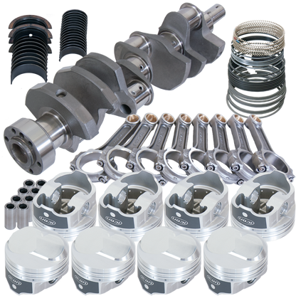 Eagle Chevy 454 1Pc 4.000in Crank 6.135in I-Beam Rods 43cc Dome 4.320in Pistons Rotating Assembly