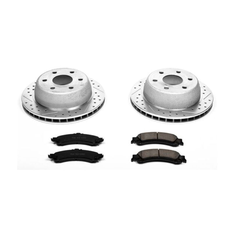 PowerStop Power Stop 02-06 Cadillac Escalade Rear Z23 Evolution Sport Brake Kit
