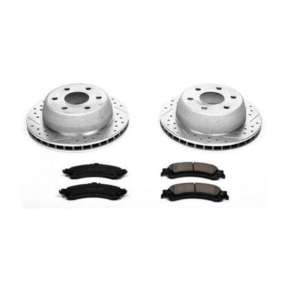 PowerStop Power Stop 02-06 Cadillac Escalade Rear Z23 Evolution Sport Brake Kit