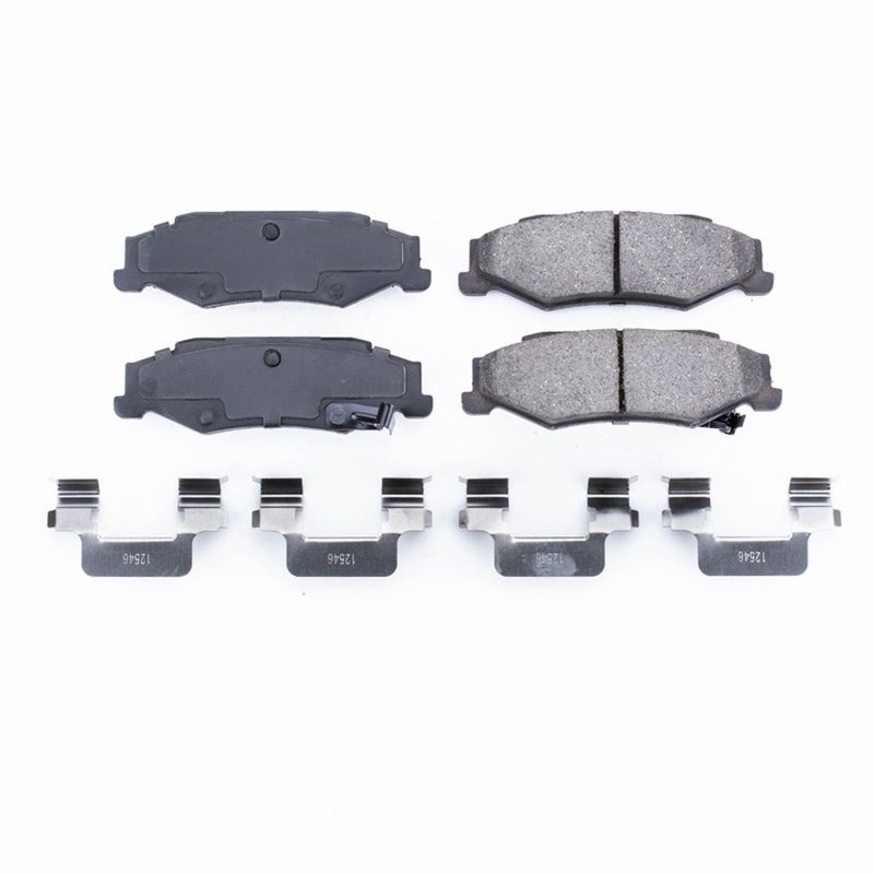 PowerStop Power Stop 04-09 Cadillac XLR Rear Z17 Evolution Ceramic Brake Pads w/Hardware