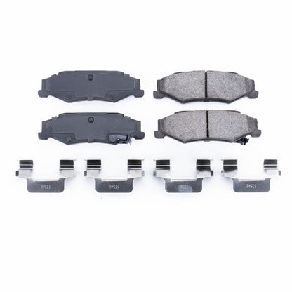 PowerStop Power Stop 04-09 Cadillac XLR Rear Z17 Evolution Ceramic Brake Pads w/Hardware