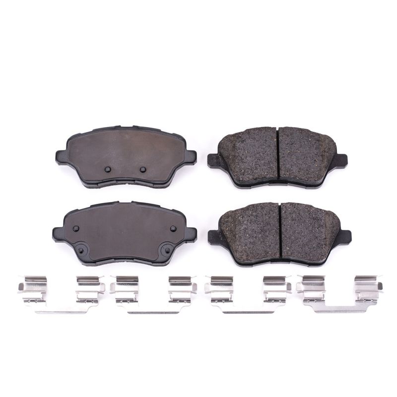 PowerStop Power Stop 14-19 Ford Fiesta Front Z17 Evolution Ceramic Brake Pads w/Hardware
