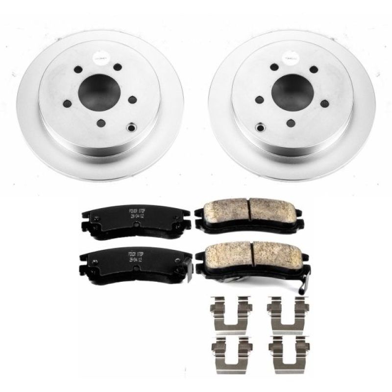 PowerStop Power Stop 02-07 Buick Rendezvous Rear Z17 Evolution Geomet Coated Brake Kit