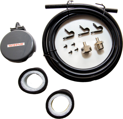 Kleinn Air Horns Kleinn 3/8In Snorkel Kit w/ Air Filter/ Spare Elements/ / Snorkel Tubing