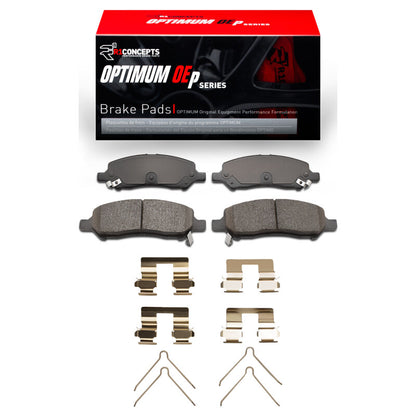 R1 Concepts R1 13-16 Dodge Dart Rear Optimum OE Pads & Hardware Kit