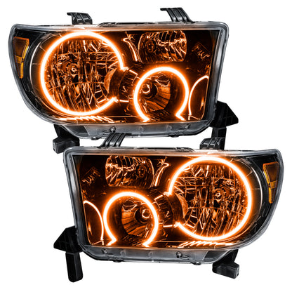 ORACLE Lighting Oracle 07-11 Toyota Tundra Pre-Assembled Headlights- Blk Housing - w/ Simple Controller