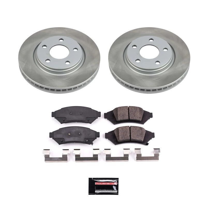 PowerStop Power Stop 2004 Pontiac Grand Prix Front Semi-Coated Rotor Kit