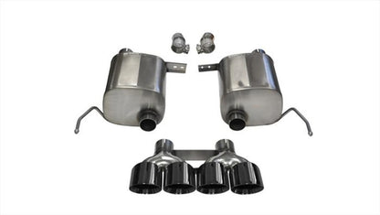 CORSA Performance Corsa 2014-2019 Corvette C7 Coupe 6.2L V8 AT/MT 2.75in Valve-Back Dual Rear Exit Black Sport Exhaust